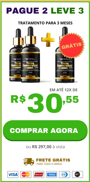 Trans Resveratrol Gota Preço