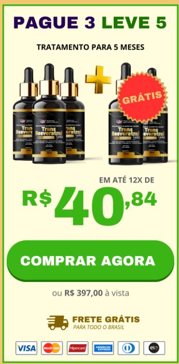 Trans Resveratrol Gota Preço